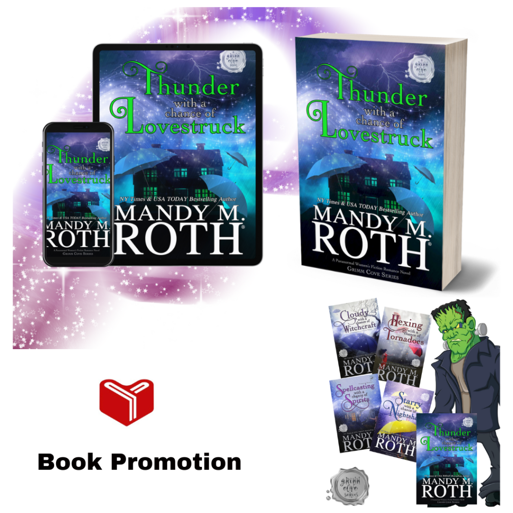 Book Promotion- Thunder with a Chance of Lovestruck (Grimm Cove Book Five) by Mandy M.&nbsp;Roth